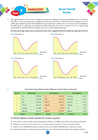 Page 29 - ATA YAYINCILIK 7. Sınıf Paragraf Soru Dünyası