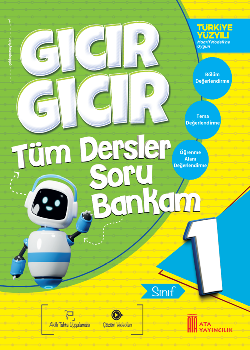 1. Sınıf Gıcır Gıcır Tüm Dersler Soru Bankası Kapak Resmi