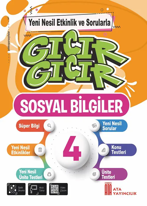 4. Sınıf Gıcır Gıcır Sosyal Bilgiler Kapak Resmi