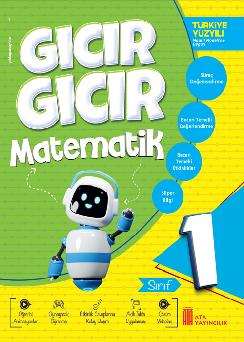 1. Sınıf Gıcır Gıcır Matematik Kitabı Kapak Resmi