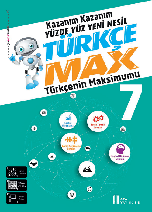 7. Sınıf Türkçe Max Soru Bankası Kapak Resmi