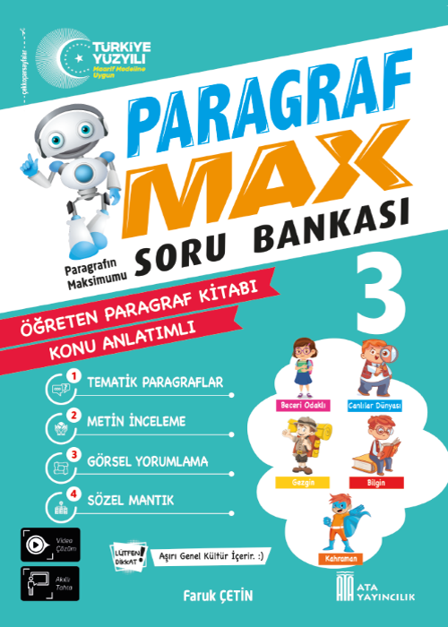 3. Sınıf Paragraf Max Kapak Resmi