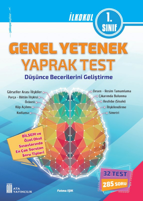 1. Sınıf Genel Yetenek Yaprak Test Kapak Resmi