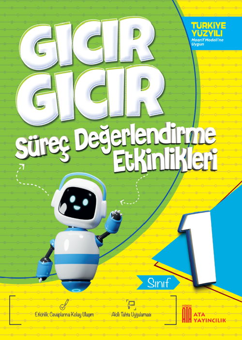 1. Sınıf Gıcır Gıcır Süreç Değerlendirme Etkinlikleri Kapak Resmi