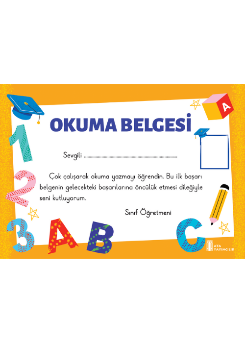 Afacan Okuma Belgesi Kapak Resmi