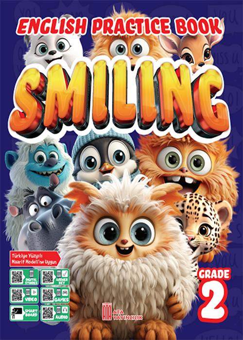 2. Sınıf Smiling English Practice Book Kapak Resmi