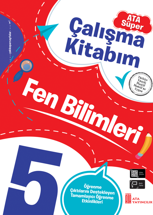 5. Sınıf Fen Bilimleri Ata Süper Çalışma Kitabım Kapak Resmi