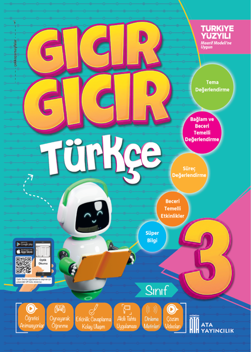 3. Sınıf Gıcır Gıcır Türkçe - TYMM Kapak Resmi