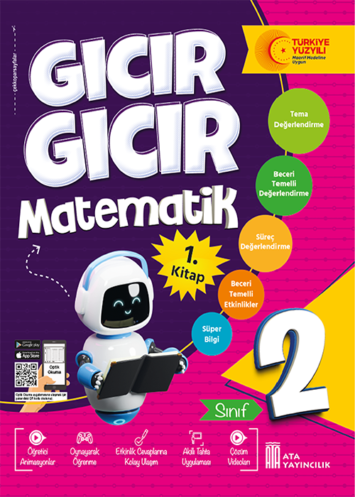 2. Sınıf Gıcır Gıcır Matematik 1. Kitap Kapak Resmi