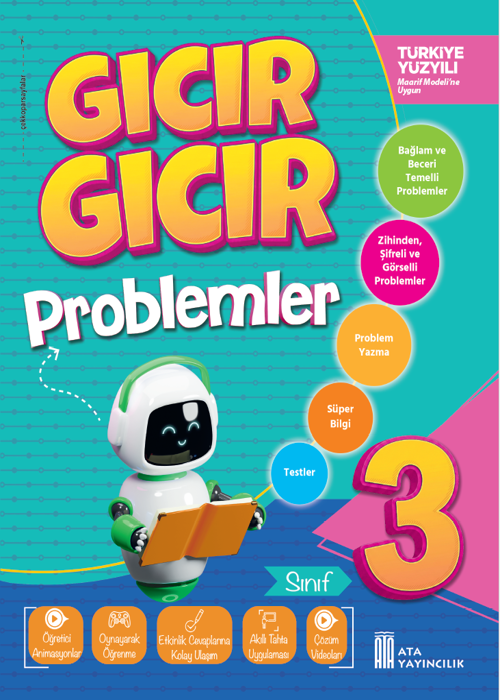 3. Sınıf Gıcır Gıcır Problemler - TYMM Kapak Resmi