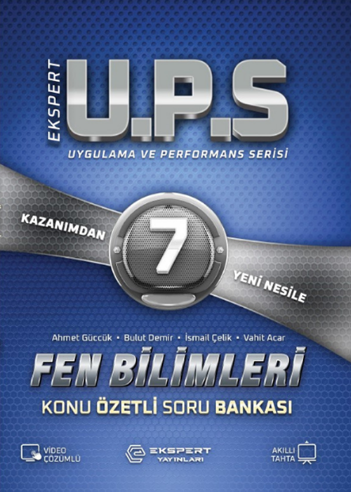 7. Sınıf U.P.S Ekspert Fen Bilimleri Konu Özetli Soru Bankası Kapak Resmi