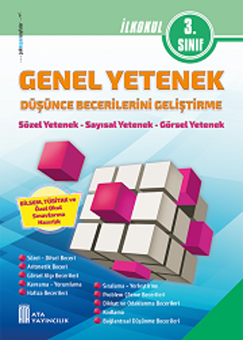 3. Sınıf Genel Yetenek Düşünce Becerilerini Geliştirme Kapak Resmi