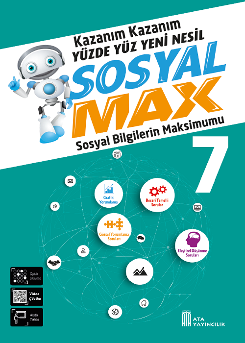 7. Sınıf Sosyal Max Soru Bankası Kapak Resmi