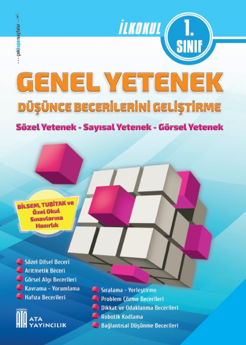 1. Sınıf Genel Yetenek Düşünce Becerilerini Geliştirme Kapak Resmi
