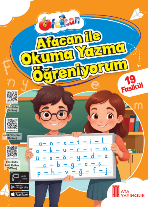 Afacan İle Okuma Yazma Öğreniyorum (19 Fasikül) Kapak Resmi