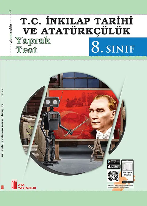8. Sınıf İnkılap Yaprak Test Kapak Resmi