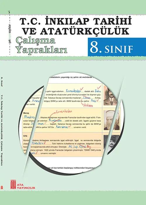 8. Sınıf İnkılap Çalışma Yaprakları Kapak Resmi