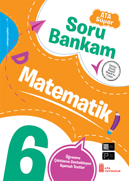 6. Sınıf Ata Süper Matematik Soru Bankam Kapak Resmi