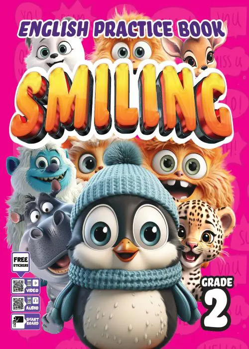 2. Sınıf Smiling English Practice Book Kapak Resmi