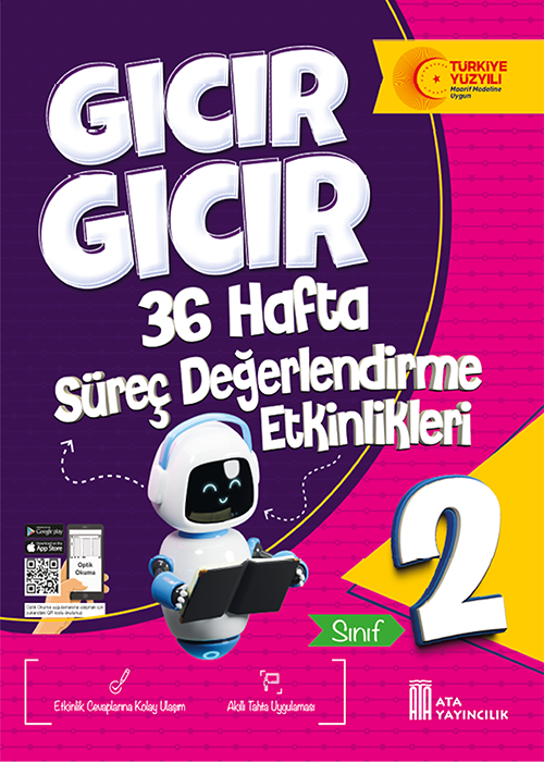 2. Sınıf Gıcır Gıcır 36 Hafta Süreç Değerlendirme Etkinlikleri Kapak Resmi