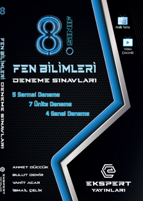 8. Sınıf Ekspert Fen Bilimleri Deneme Sınavı Kapak Resmi