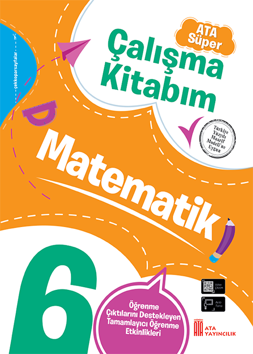 6. Sınıf Ata Süper Matematik Çalışma Kitabım Kapak Resmi