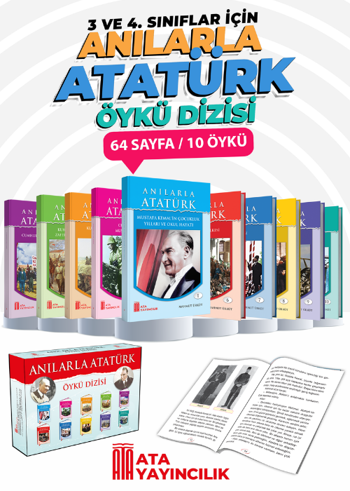 Anılarla Atatürk Öykü Dizisi Kapak Resmi