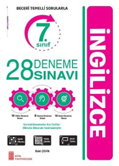 7. Sınıf 28 Deneme Sınavı İngilizce Kapak Resmi
