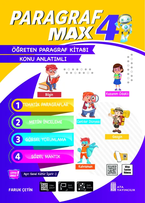 4. Sınıf Paragraf Max Kapak Resmi