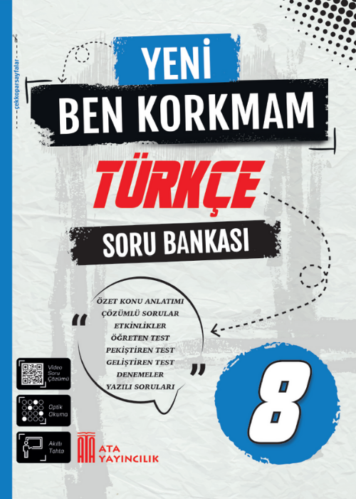 8. Sınıf Yeni Ben Korkmam Türkçe Soru Bankası Kapak Resmi