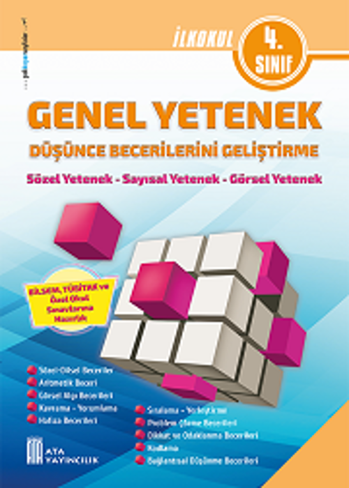 4. Sınıf Genel Yetenek Düşünce Becerilerini Geliştirme Kapak Resmi