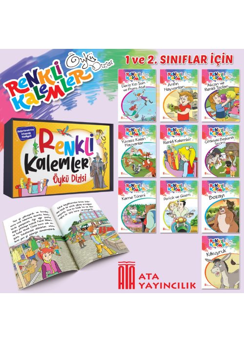 Renkli Kalemler Kapak Resmi