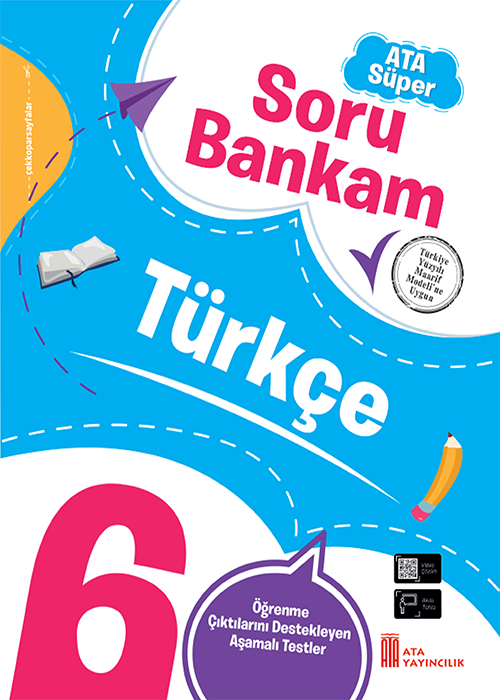 6. Sınıf Ata Süper Türkçe Soru Bankam Kapak Resmi