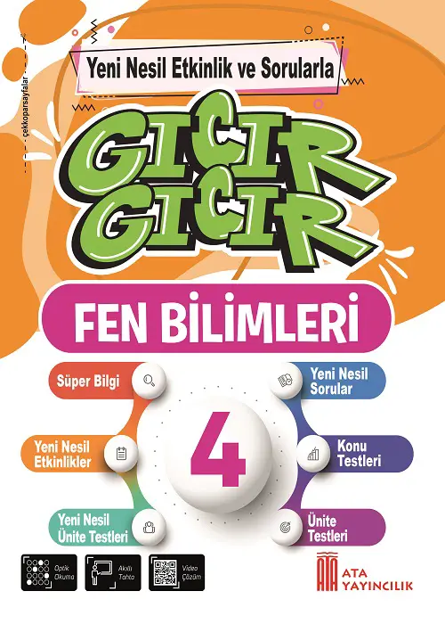 4. Sınıf Gıcır Gıcır Fen Bilimleri Kapak Resmi