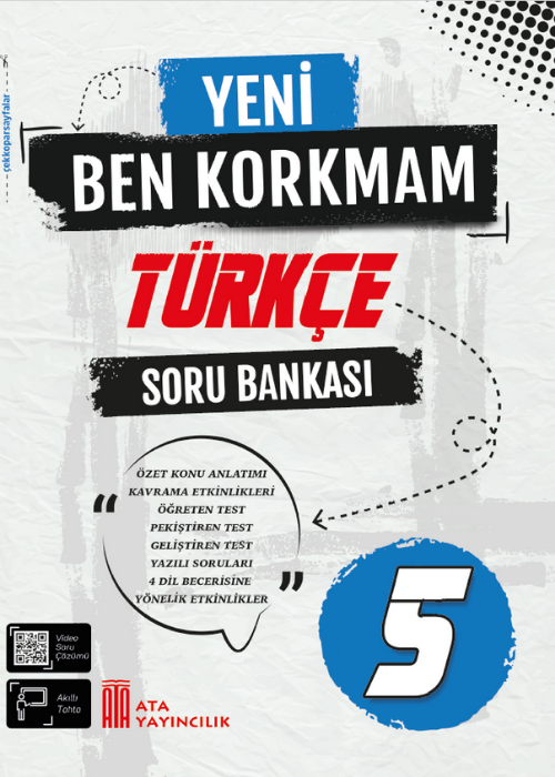 5. Sınıf Yeni Ben Korkmam Türkçe Kapak Resmi