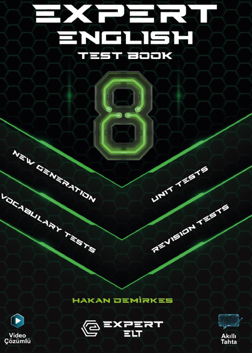 8. Sınıf Expert English Test Book Kapak Resmi