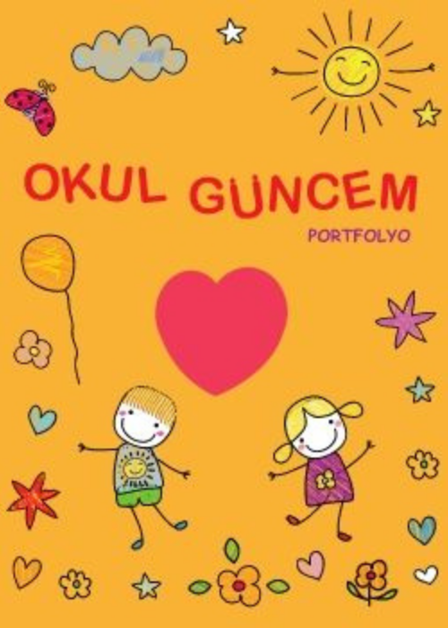 Okul Güncem Portfolyo Kapak Resmi