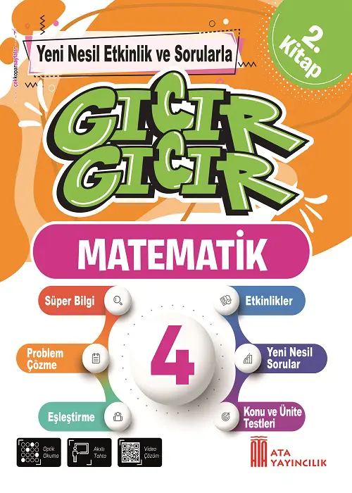 4. Sınıf Gıcır Gıcır Matematik 2. Kitap Kapak Resmi