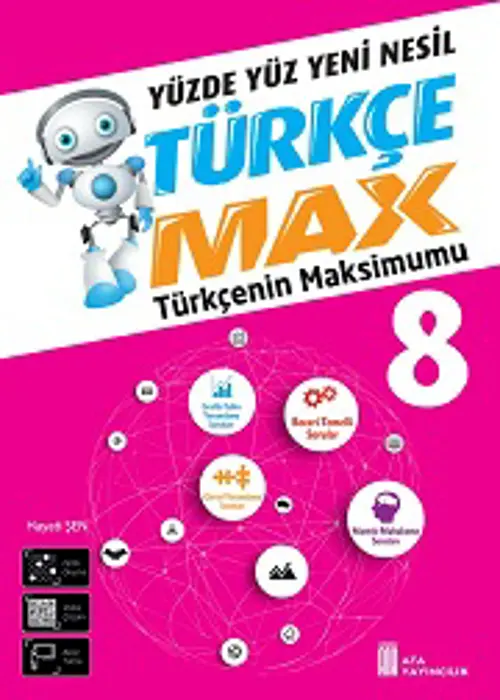 8. Sınıf Türkçe Max Soru Bankası Kapak Resmi