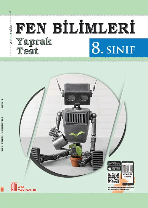 8. Sınıf Fen Bilimleri Yaprak Test Kapak Resmi