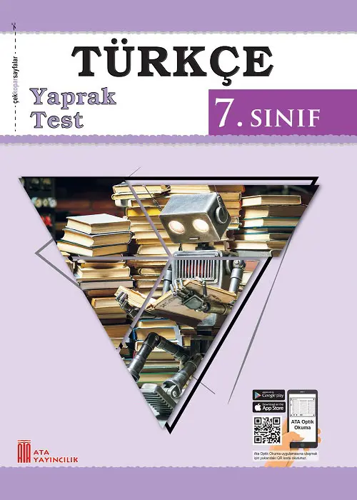 7. Sınıf Türkçe Yaprak Test Kapak Resmi