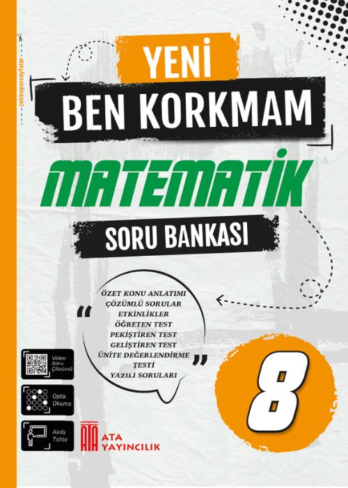 8. Sınıf Yeni Ben Korkmam Matematik Soru Bankası Kapak Resmi
