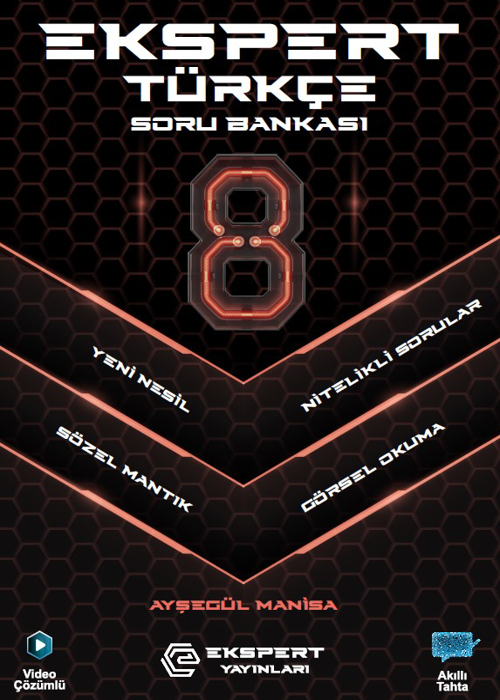 8. Sınıf Ekspert Türkçe Soru Bankası Kapak Resmi