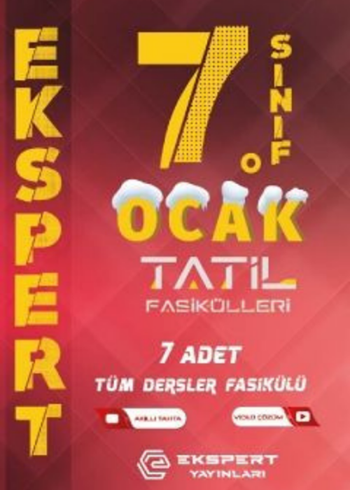 7. Sınıf Ekspert Ocak Tatil Fasikülleri Kapak Resmi