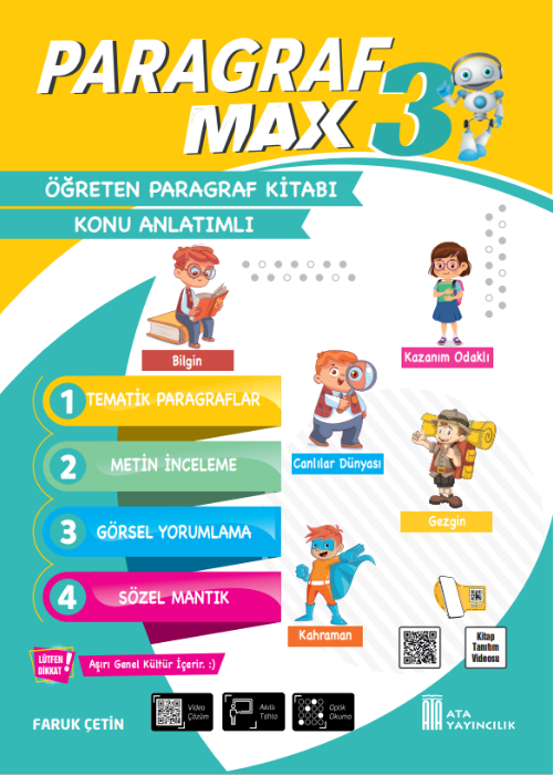 3. Sınıf Paragraf Max Kapak Resmi