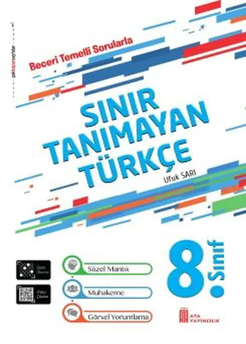 8. Sınıf Sınır Tanımayan Türkçe Kapak Resmi