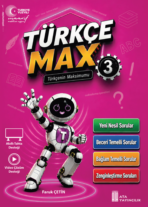 3. Sınıf Türkçe Max Soru Bankası Kapak Resmi