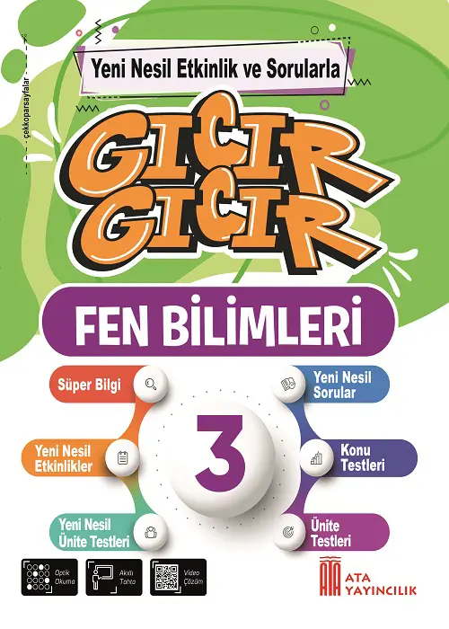 3. Sınıf Gıcır Gıcır Fen Bilimleri Kapak Resmi