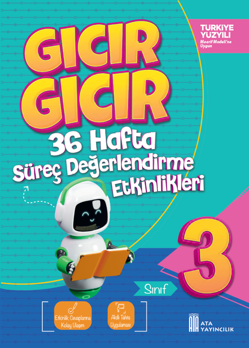 3. Sınıf Gıcır Gıcır 36 Hafta Süreç Değerlendirme Etkinlikleri- TYMM Kapak Resmi