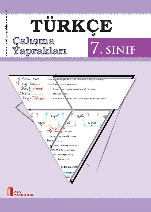 7. Sınıf Türkçe Çalışma Yaprağı Kapak Resmi